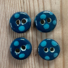 Load image into Gallery viewer, Single Tiny Round Ceramic Buttons 13mm