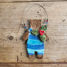 Load image into Gallery viewer, Festive Bear in a swimsuit