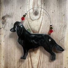 Load image into Gallery viewer, Black Flat Coated Retriever