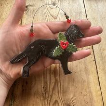 Load image into Gallery viewer, Black Flat Coated Retriever