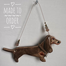 Load image into Gallery viewer, Chocolate & Tan Dachshund - Made to Order