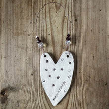 Load image into Gallery viewer, French Bull Dog Heart Decoration