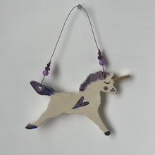 Load image into Gallery viewer, Ceramic Unicorn Decoration