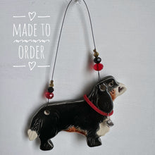 Load image into Gallery viewer, King Charles Cavalier Tri-colour decoration