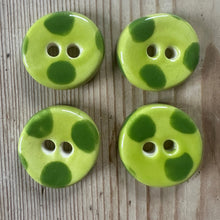 Load image into Gallery viewer, Single Small Spotty Dotty Round Buttons 22mm