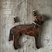 Load image into Gallery viewer, Liver Curly Coated Retriever Decoration