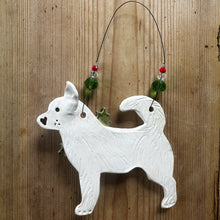 Load image into Gallery viewer, Festive Samoyed Decoration