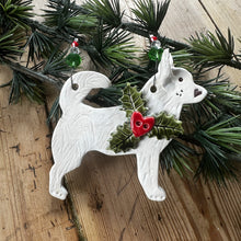 Load image into Gallery viewer, Festive Samoyed Decoration