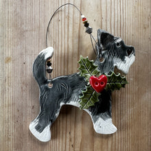 Load image into Gallery viewer, Festive Schnauzer