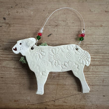 Load image into Gallery viewer, Festive Sheep Decoration
