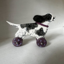 Load image into Gallery viewer, Spaniel in the wind - Black & White