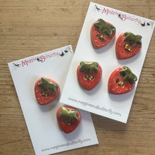 Load image into Gallery viewer, Strawberry Buttons - Made to Order