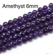 Load image into Gallery viewer, Amethyst 6mm beads
