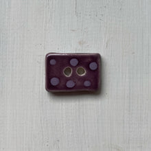 Load image into Gallery viewer, Purple & Lilac Polka Dot 3cm Buttons