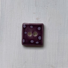 Load image into Gallery viewer, Purple & Lilac Polka Dot 3cm Buttons