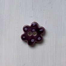 Load image into Gallery viewer, Purple & Lilac Polka Dot 3cm Buttons