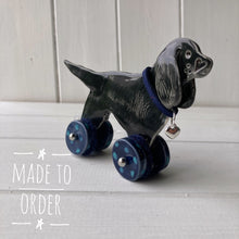 Load image into Gallery viewer, Spaniel Woof on Wheels (long tail)