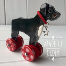 Load image into Gallery viewer, Staffie "Woof on Wheels"
