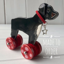 Load image into Gallery viewer, Staffie "Woof on Wheels"
