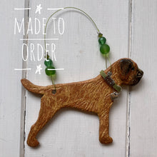 Load image into Gallery viewer, Border Terrier Ceramic Decoration