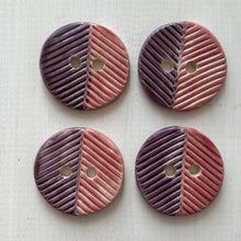 Load image into Gallery viewer, Chevron Standard 3cm Button