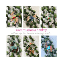 Load image into Gallery viewer, Dinkey Donkey decorations - made to order