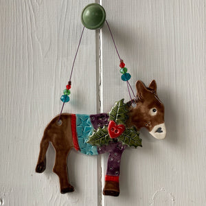 Festive Donkey in a Jumper