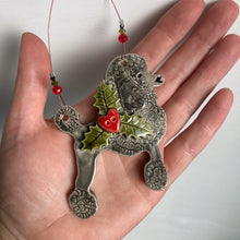 Load image into Gallery viewer, Festive Black Poodle