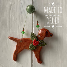Load image into Gallery viewer, Festive Fox Red Labrador -  Made to Order