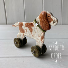 Load image into Gallery viewer, Spaniel Woof on Wheels (long tail)
