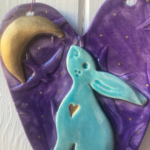 Load image into Gallery viewer, Moon Gazing Hare Heart Decoration