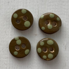 Load image into Gallery viewer, Single Tiny Round Ceramic Buttons 13mm