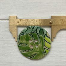 Load image into Gallery viewer, Tropical Embossed Palm 4.5cm Buttons