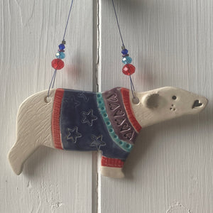 Polar Bear Decoration - Made to Order