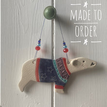 Load image into Gallery viewer, Polar Bear Decoration - Made to Order