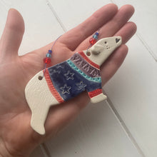 Load image into Gallery viewer, Polar Bear Decoration - Made to Order