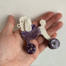 Load image into Gallery viewer, Poodle in a Jumper Woof on Wheels