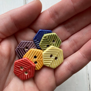 Small Hexagon Rainbow Sets 22mm