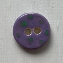 Load image into Gallery viewer, Single Small Spotty Dotty Round Buttons 22mm