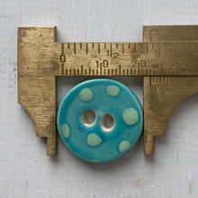 Load image into Gallery viewer, Single Small Spotty Dotty Round Buttons 22mm