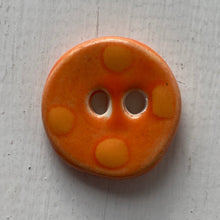 Load image into Gallery viewer, Single Small Spotty Dotty Round Buttons 22mm