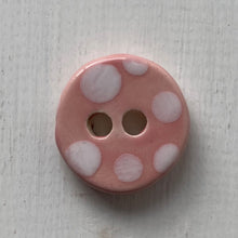 Load image into Gallery viewer, Single Small Spotty Dotty Round Buttons 22mm