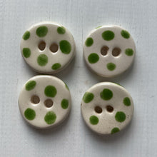 Load image into Gallery viewer, Single Small Spotty Dotty Round Buttons 22mm