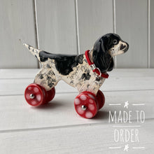 Load image into Gallery viewer, Spaniel Woof on Wheels (long tail)
