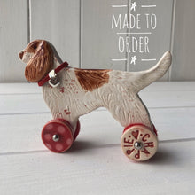 Load image into Gallery viewer, Spaniel Woof on Wheels (long tail)