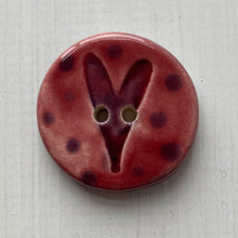 Load image into Gallery viewer, Love Heart 3cm Buttons