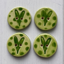 Load image into Gallery viewer, Love Heart 3cm Buttons