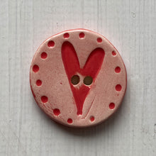 Load image into Gallery viewer, Love Heart 3cm Buttons
