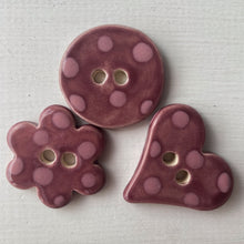 Load image into Gallery viewer, Cherry & Pink Standard Button