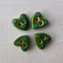 Load image into Gallery viewer, Single Tiny Heart Button 13mm